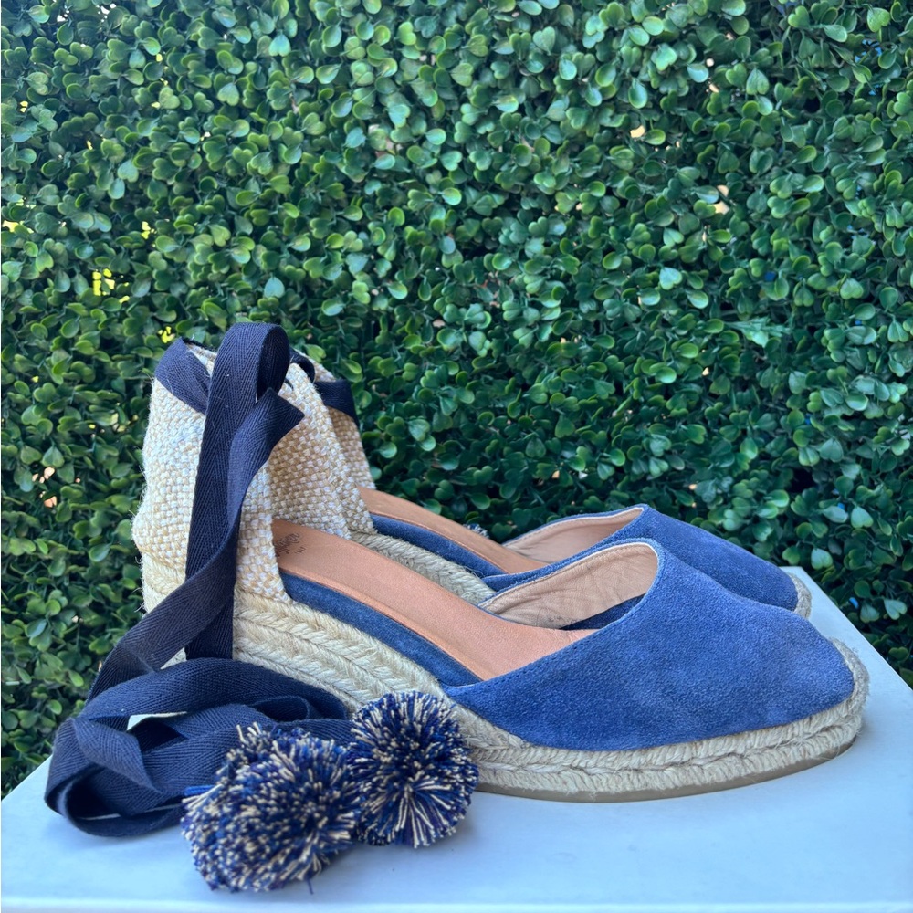 Castaner Blue Espadrilles wedges Stylish Comfort